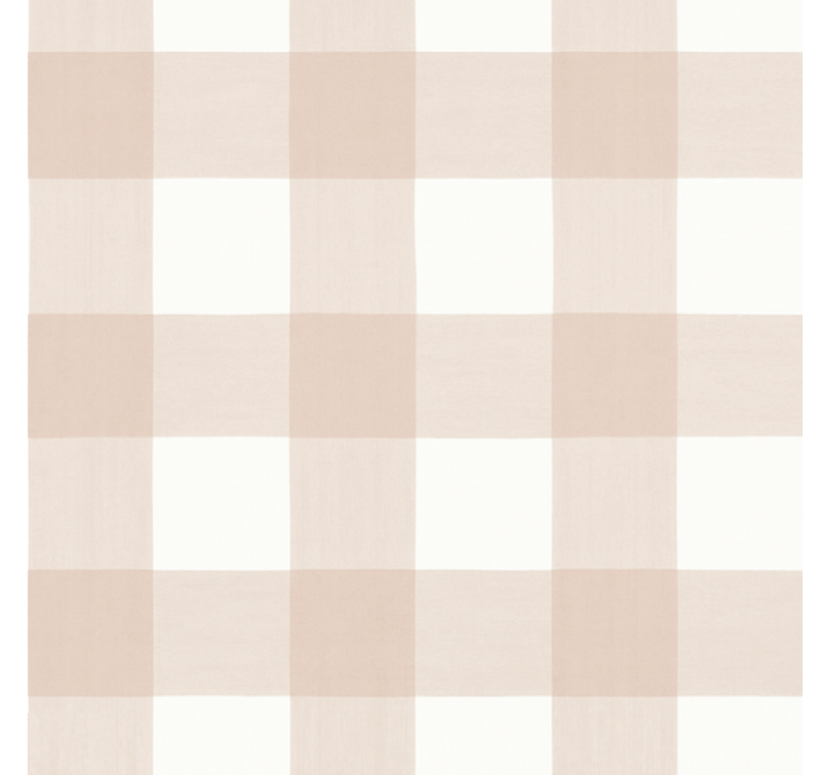 Papel tapiz infantil cuadros rosas - TenVinilo