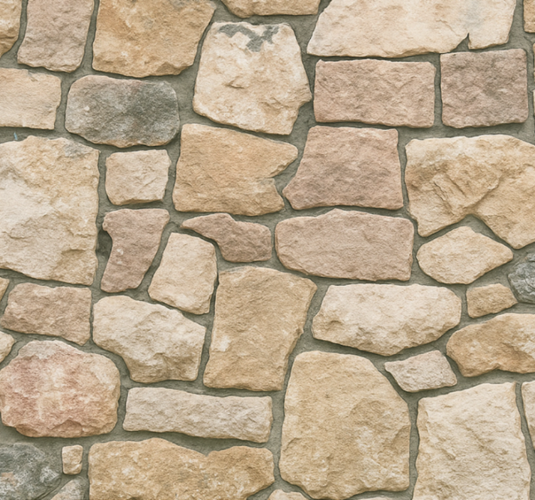Papel tapiz para sala patrón de piedra beige - TenVinilo