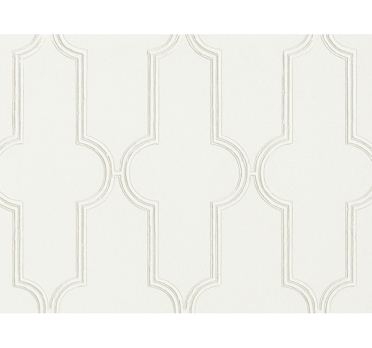 Papel tapiz recámara matrimonial panel blanco - TenVinilo