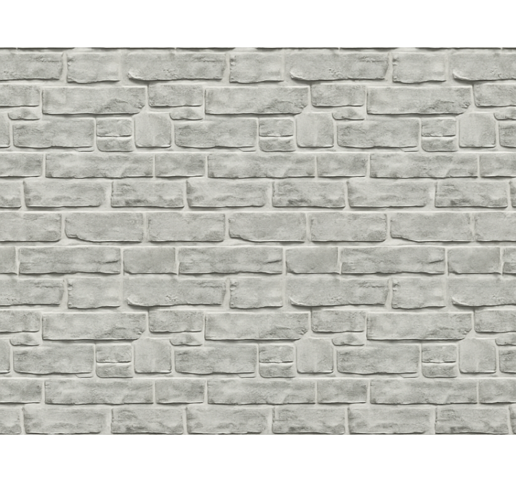 Papel tapiz para sala efectos de piedra gris realista - TenVinilo