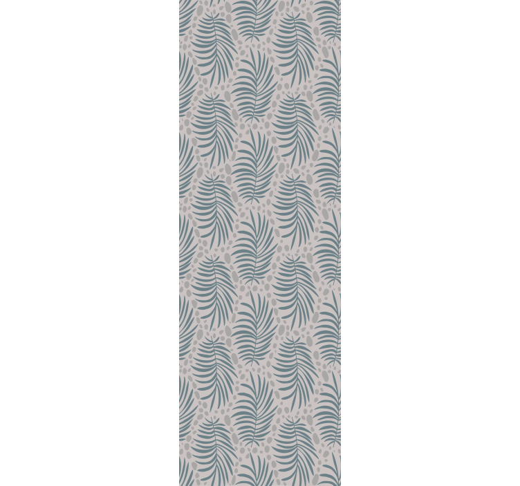 Papel tapiz para recámara patrón hamptons tropical azul - TenVinilo