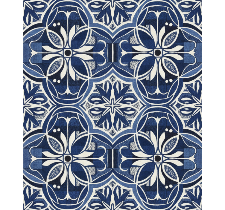 Papel tapiz navy patrón de telas navy - TenVinilo