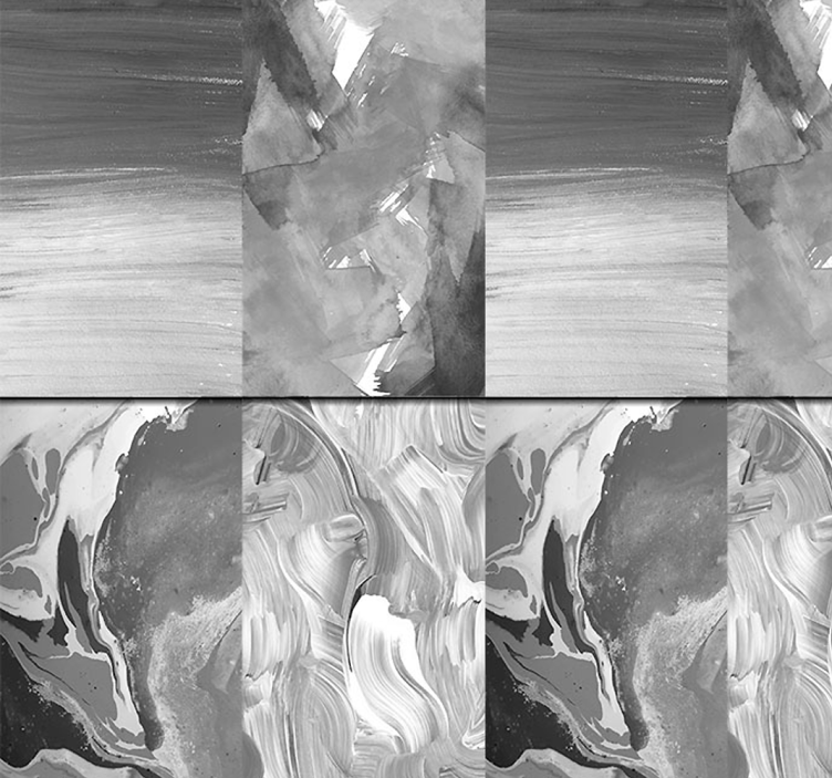 Papel pintado abstracto textura aguas grises - TenVinilo