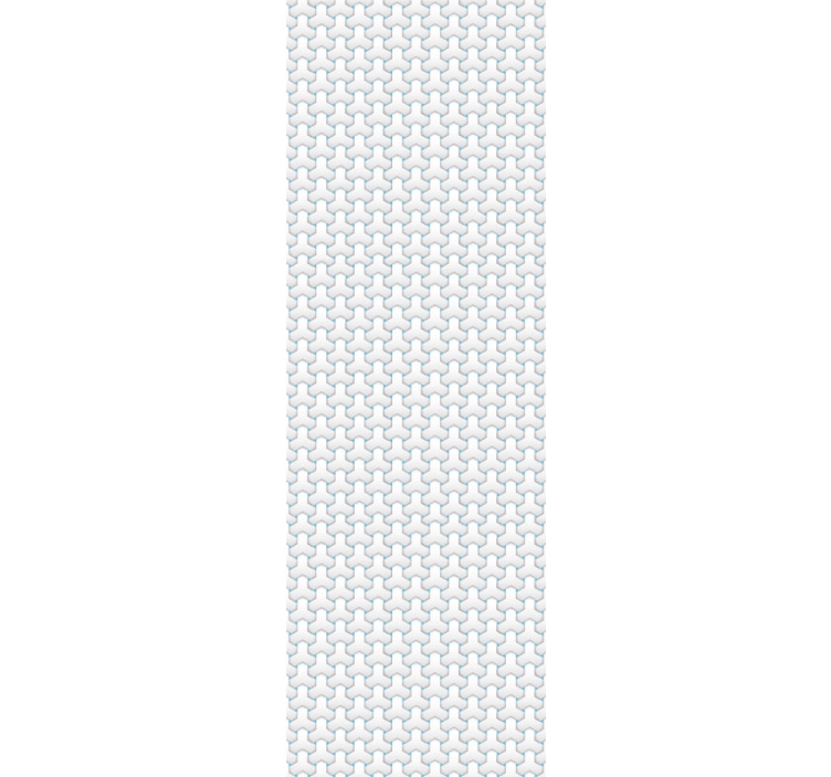 Papel tapiz pasillo detalle geometrico - TenVinilo