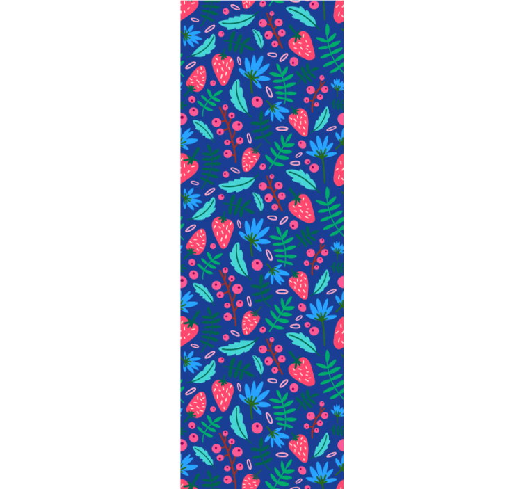 Papel tapiz hojas patrones botánicos florales - TenVinilo