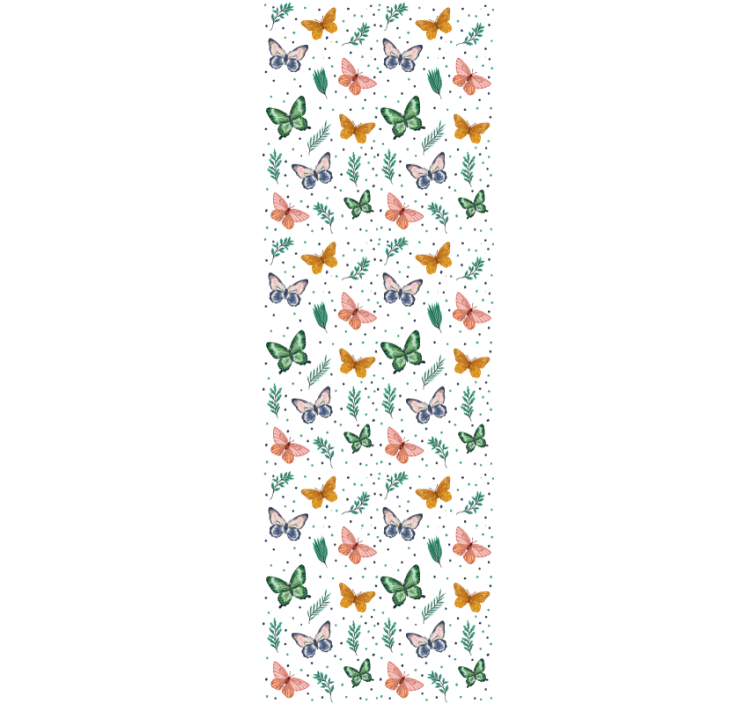 Papel tapiz mariposas dispersas - TenVinilo