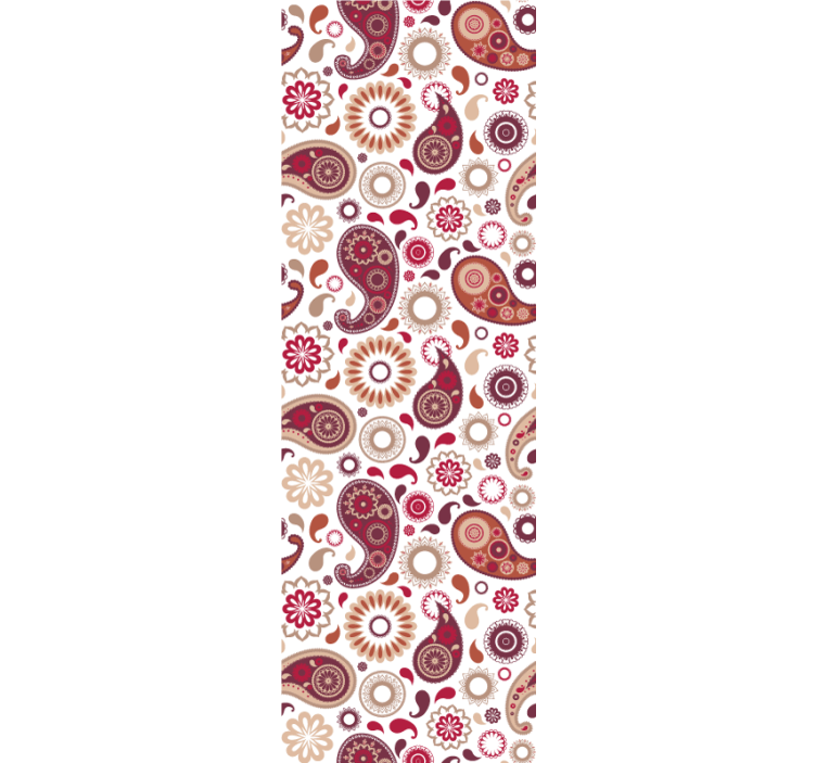 Papel tapiz ornamental motivo paisley - TenVinilo
