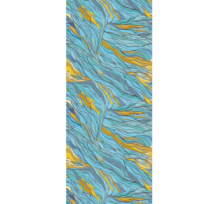 Papel tapiz abstracto flujo orgánico abstracto - TenVinilo