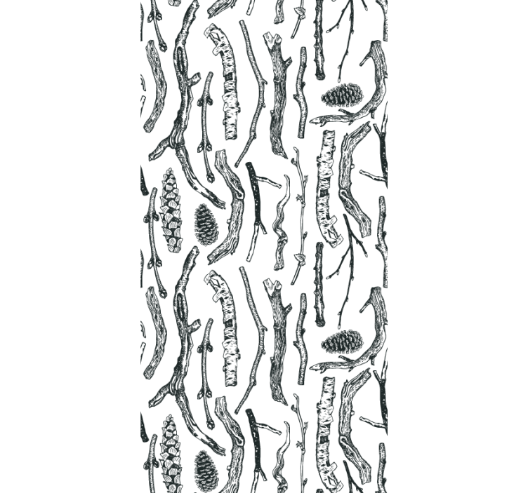 papel pintado troncos Patrón de tronco - TenVinilo