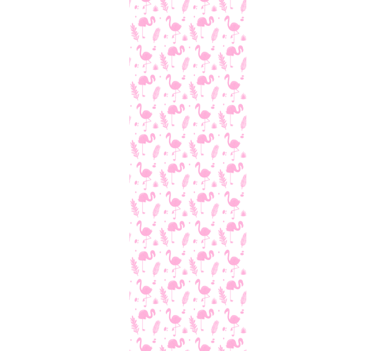 Papel tapiz animales motivos flamencos - TenVinilo
