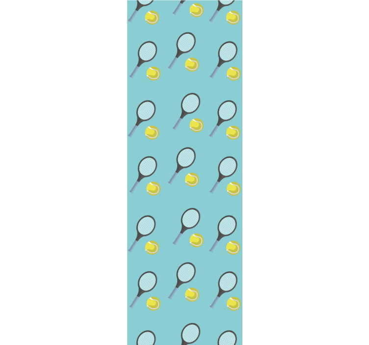 Papel tapiz arte patrón de tenis - TenVinilo