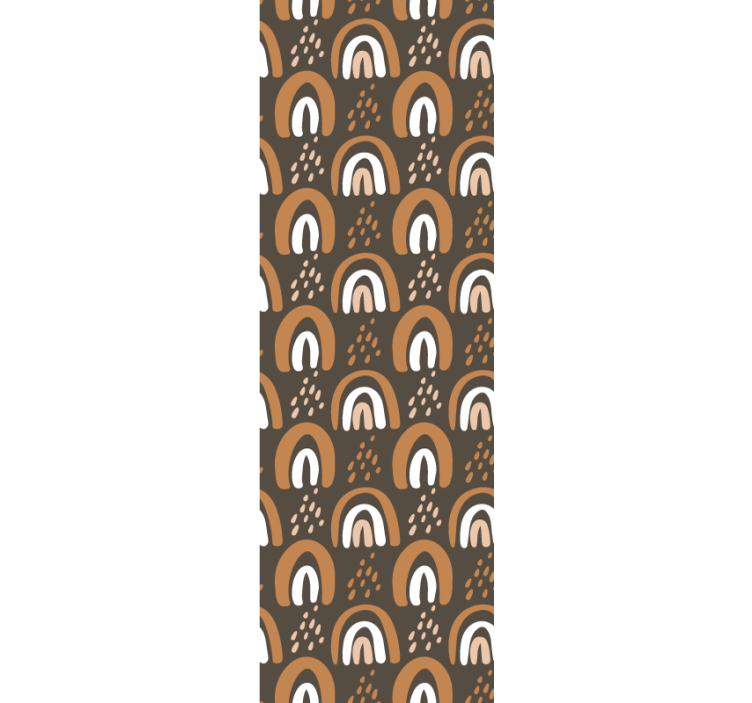 Papel tapiz geométrico motivo de arco geométrico - TenVinilo