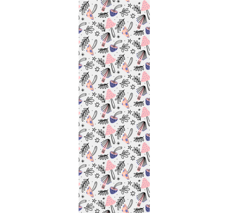 Papel tapiz arte motivos botánicos caprichosos - TenVinilo