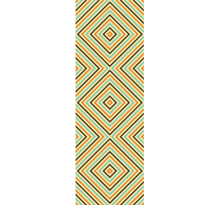 Papel tapiz geométrico rombo geométrico - TenVinilo