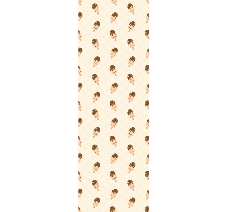 Papel tapiz bebé adorables conos de helado - TenVinilo