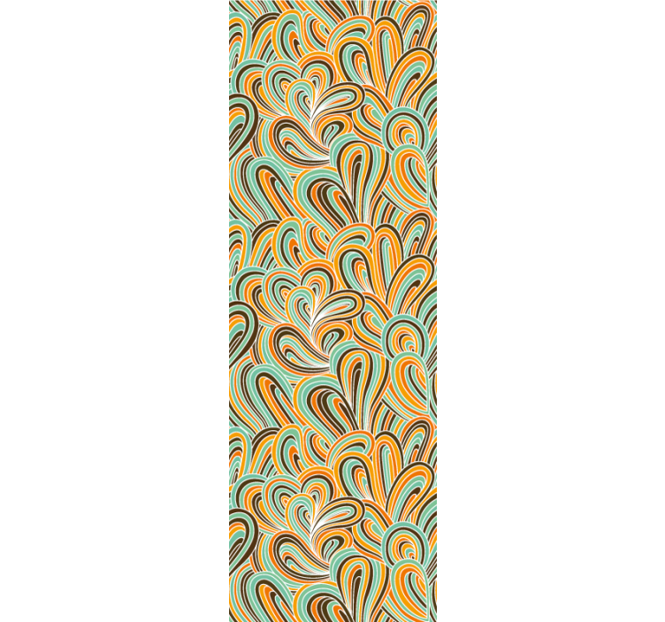 Papel tapiz abstracto motivo arremolinado - TenVinilo