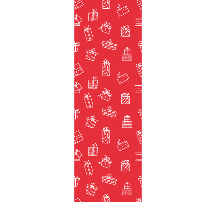 Papel tapiz navidad motivo de patrón de regalo - TenVinilo
