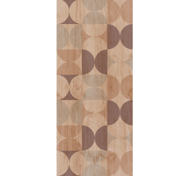 Papel tapiz círculos motivo de círculo geométrico - TenVinilo