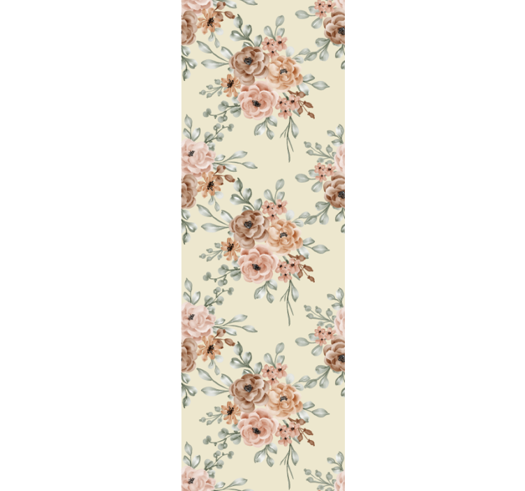 Papel tapiz para sala composición botánica - TenVinilo