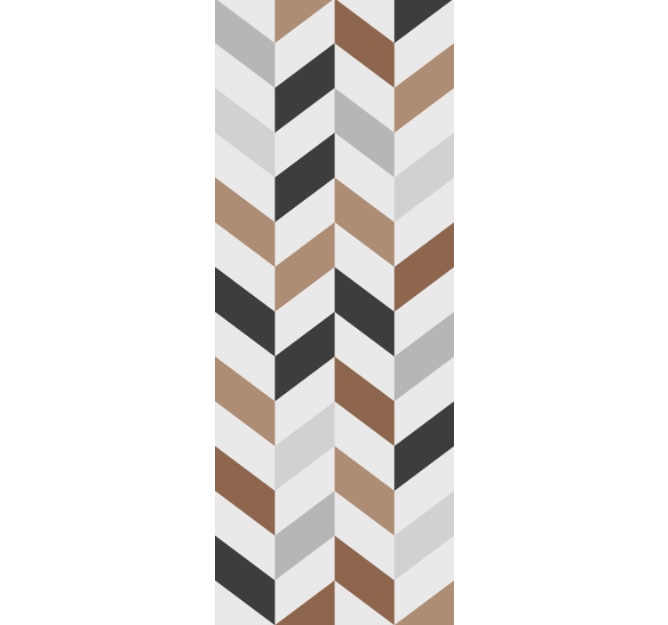 Papel tapiz juvenil motivo chevron abstracto - TenVinilo