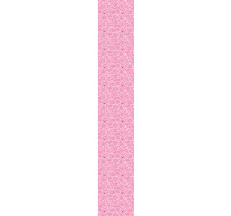 Papel pared arte Caras de chicas - TenVinilo