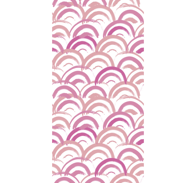 Papel pintado de estampado floral rosa - TenVinilo