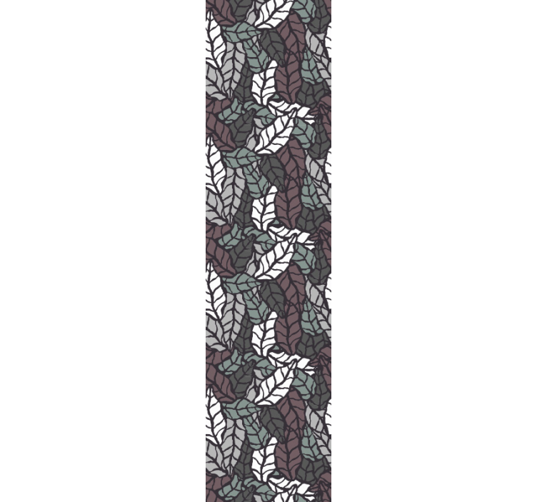 Papel pintado clásico con hojas naturaleza - TenVinilo