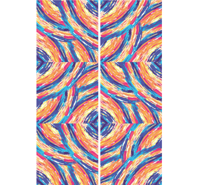 Papel pintado de arte trazos de pincel  - TenVinilo