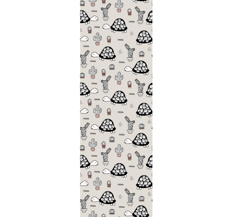 Papel tapiz animales patrones de tortuga - TenVinilo