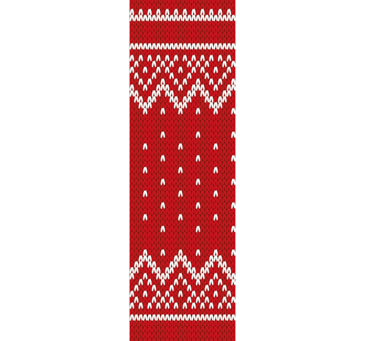 Papel pintado salón tejido típico navidad - TenVinilo