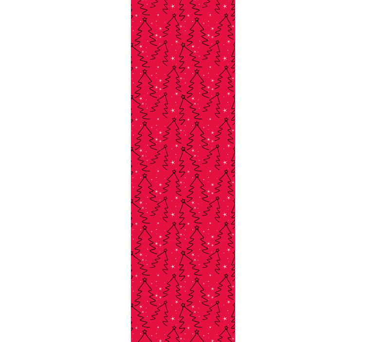 Papel tapiz navidad árboles navideños decorativos - TenVinilo