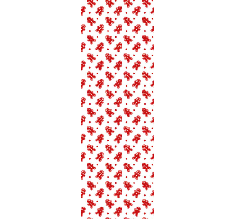 Papel pintado salón galletas de navidad - TenVinilo