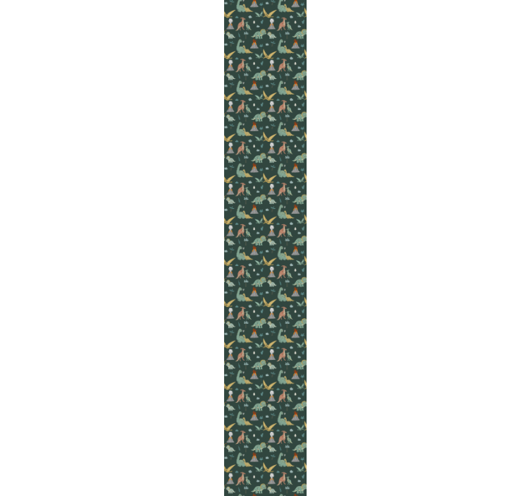 Papel pintado infantil dinosaurios y volcanes - TenVinilo