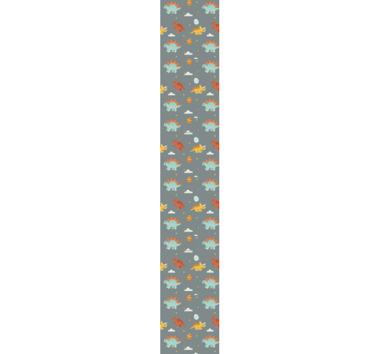 Papel tapiz dinosaurios escena juguetona de dinosaurios - TenVinilo