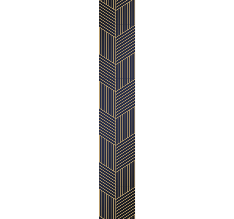 Papel tapiz geométrico patrón geométrico angular - TenVinilo