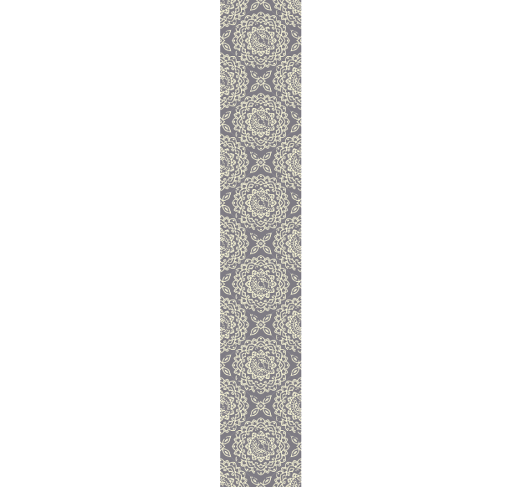 Papel tapiz floral mandala ornamental - TenVinilo