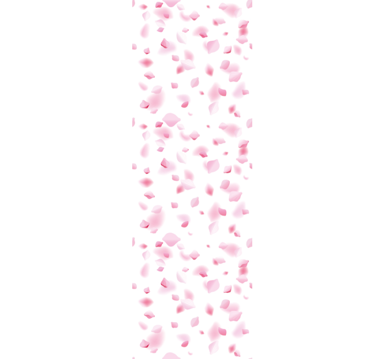 Papel tapiz flores motivo de pétalos - TenVinilo