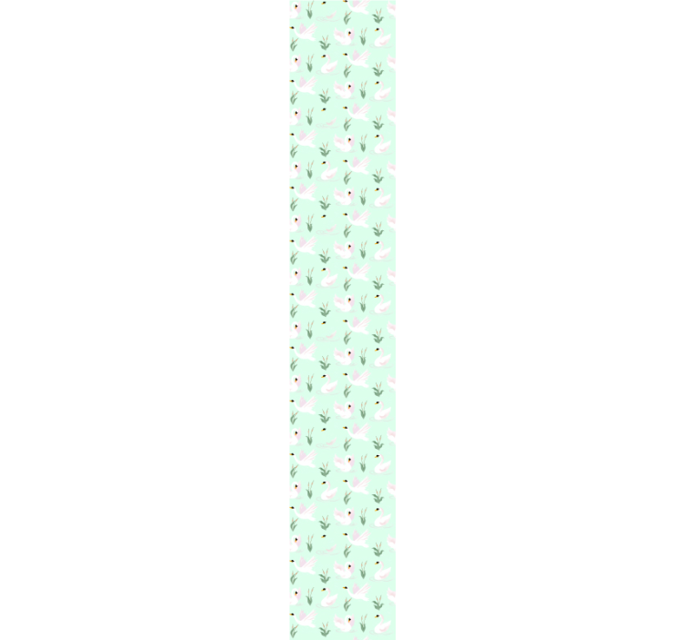 Papel pintado infantil cisnes volando - TenVinilo