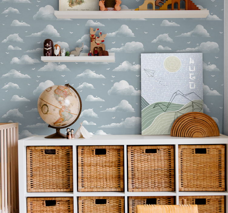 Papel tapiz naturaleza cielo nublado - TenVinilo