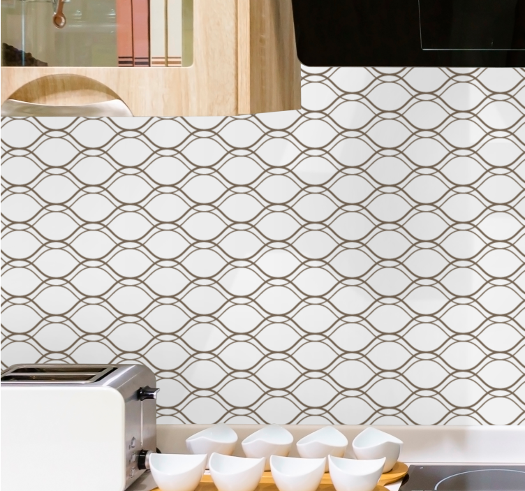 Papel tapiz rayas horizontales diseño estampado elegante - TenVinilo