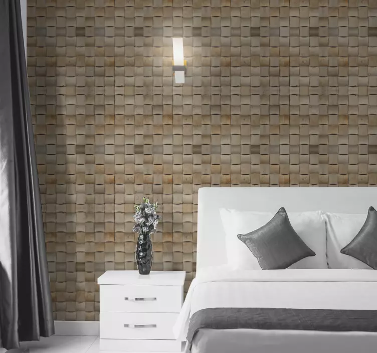 Papel tapiz textura superficie de pared marrón - TenVinilo